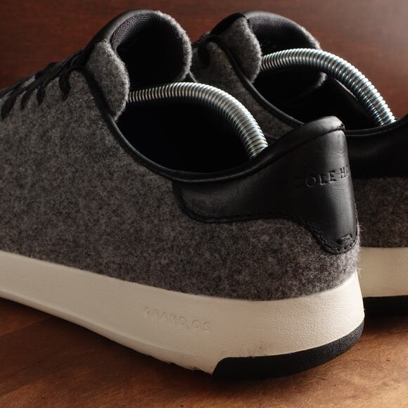Cole Haan Sneakers Mens SZ 11M Gray GrandPro Wool Casual Comfort Shoes C29574 - Picture 8 of 13